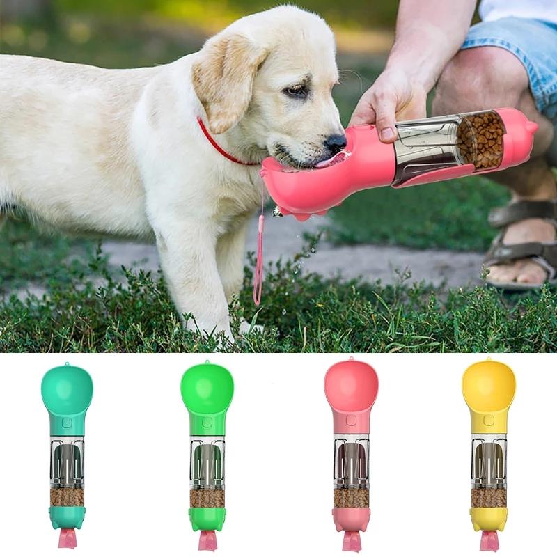 Distributeur multifonction 4 en 1 pour animaux (chiens, chats, lapins...) 500ml – Anibot