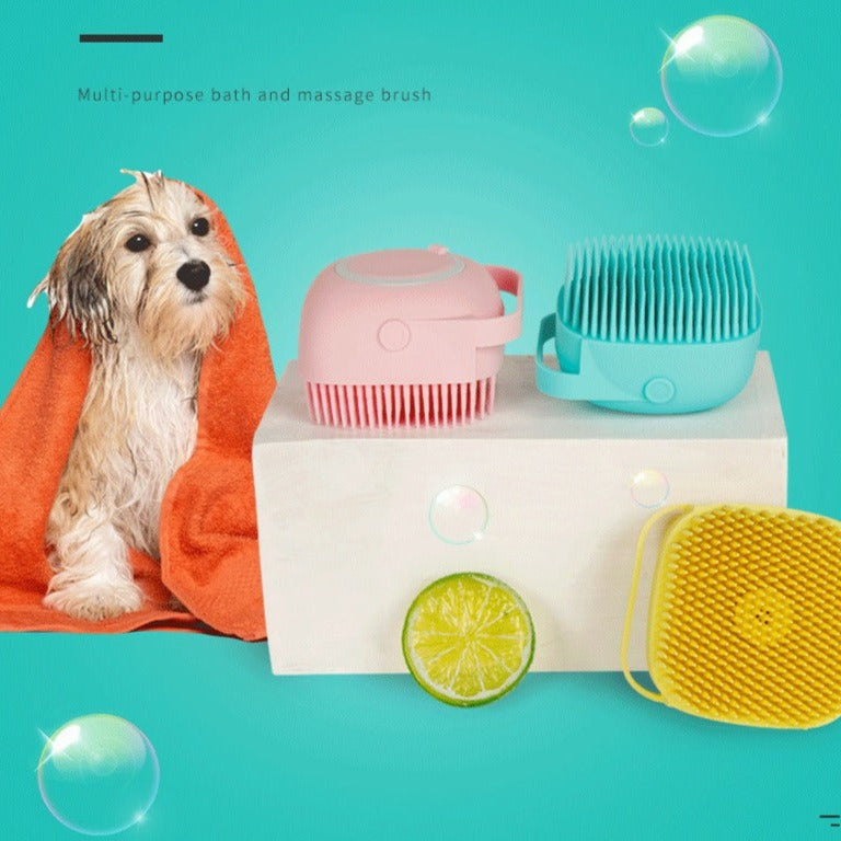 Brosse de bain pour animaux (chiens, chats, lapins...) – Anibath